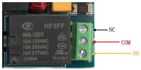 Module relay wiring diagram