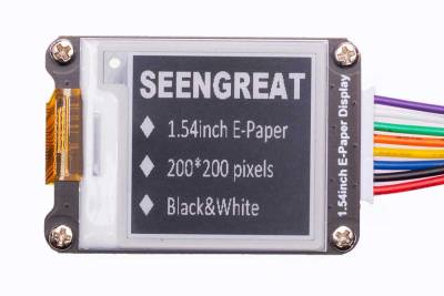 E-Ink Display HAT for Raspberry Pi 1.54inch 200x200