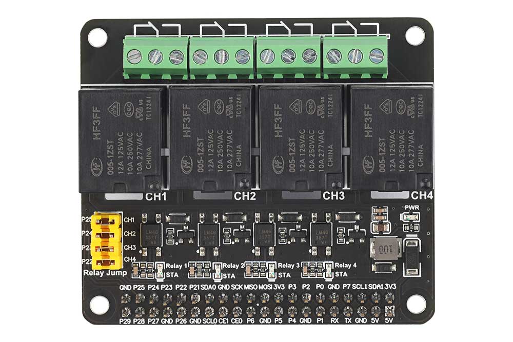 4-CH Relay Raspberry Pi Relay Expansion Board