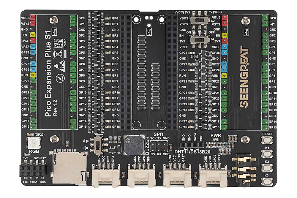 Raspberry Pi Pico Expansion Board Two Sets of Pins