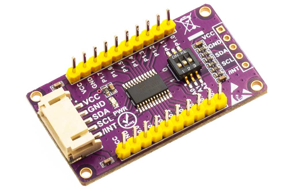 CAT9555 IO Expansion Board for I2C SMBus Expands 16 I/O Pins