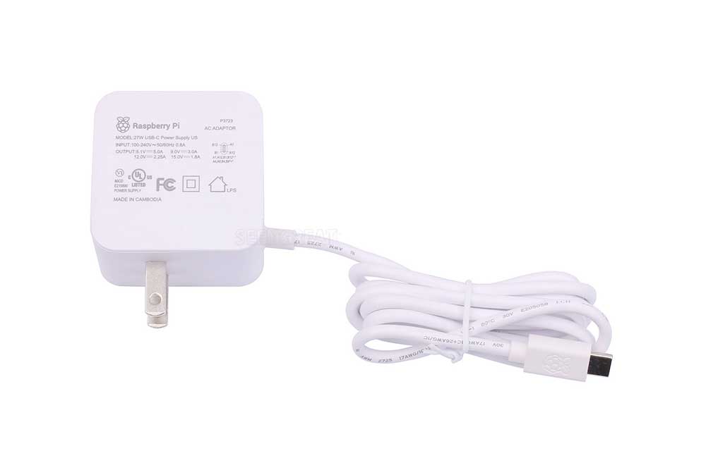 Raspberry Pi 5 US Power Adapter USB Type-C Power Supply