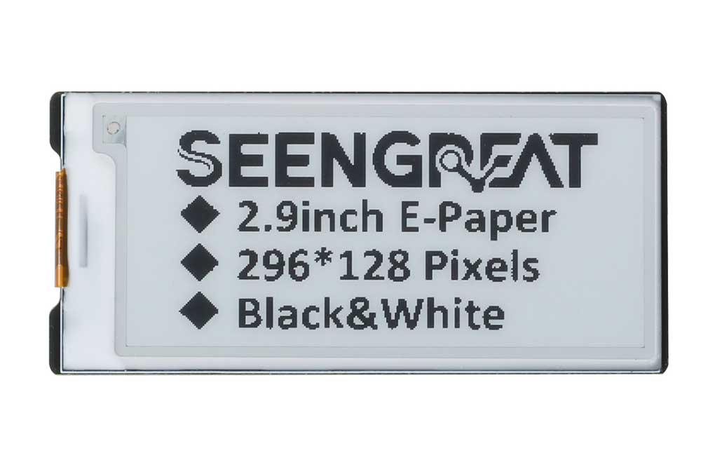 2.9inch SPI E-ink Display 296x128