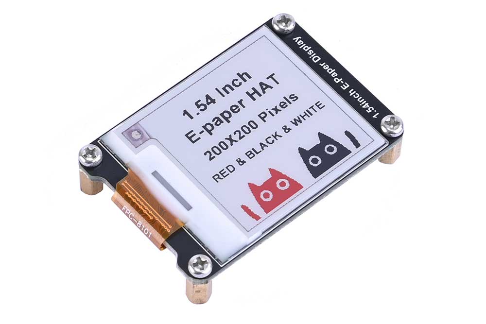 1.54inch E-Paper E-Ink Three Color RBW Display SPI