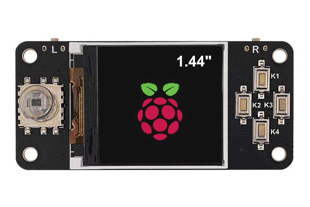 1.44inch LCD Display for Raspberry Pi, Onboard ST7735S, SPI Interface, 128×128 Resolution