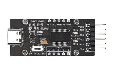 USB to UART Bridge Board FT232 Type-C Serial Converter