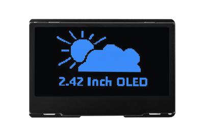 2.42inch OLED Display 128 x 64 Pixels Black and Blue Supports SPI/ I2C Communication