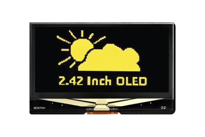 2.42inch OLED Display 128 x 64 Pixels Black and Yellow Supports SPI/ I2C Communication