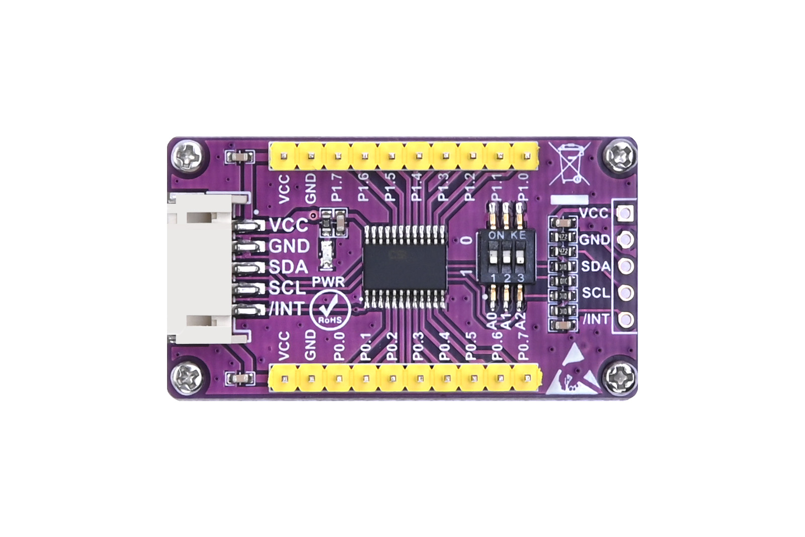 CAT9555 IO Expansion Board for I2C SMBus Expands 16 I/O Pins