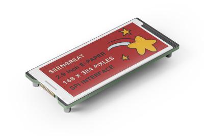 2.9-inch 4-color Ink Screen, Supporting Black, White, Yellow and Red 4 Color Display