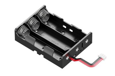 3P-18650 Parallel Battery Holder – Triple 18650 Mount with Polarity Protection