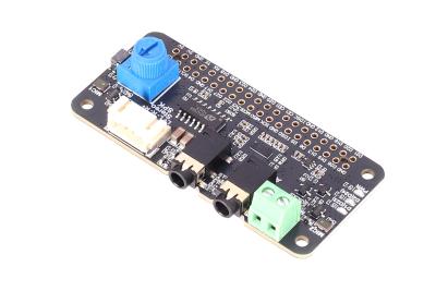 DA7212 Audio Codec HAT – I2S Hi-Fi Sound Card with Dual Mic, AUX Input, and Speaker Outputs for Rasp