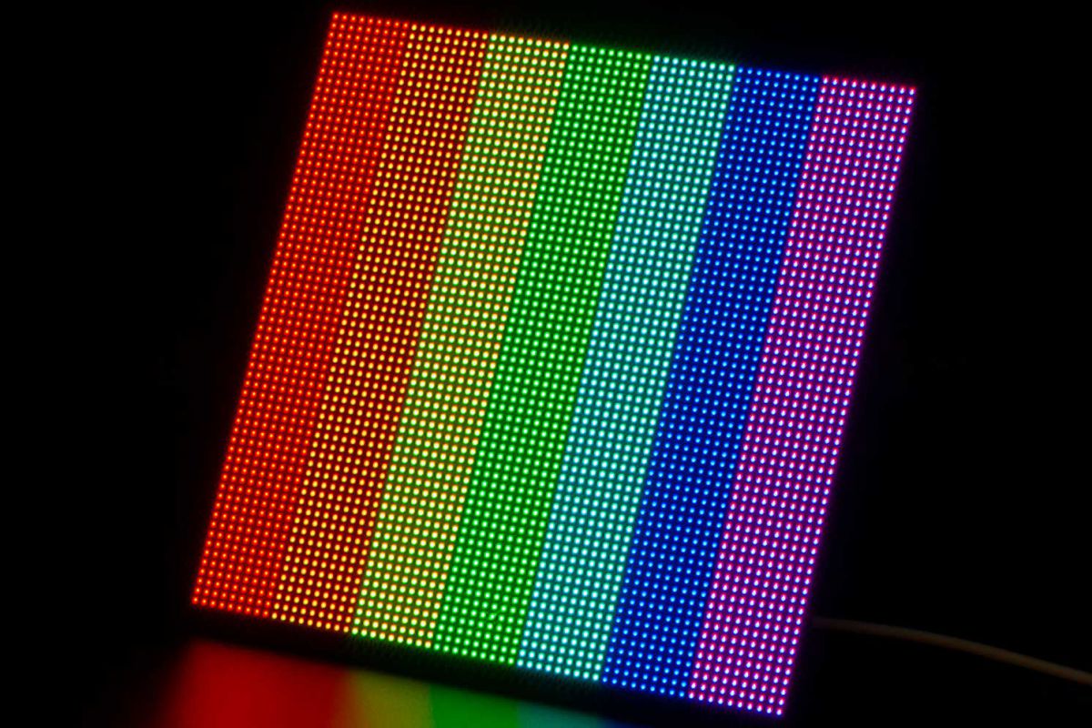 RGB LED Matrix Display Panel Pitch 3mm 64x64