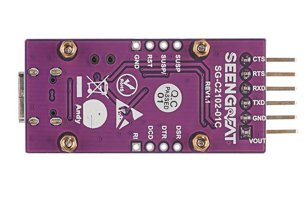 USB to UART Serial Port Bridge CP2102 Serial Converter