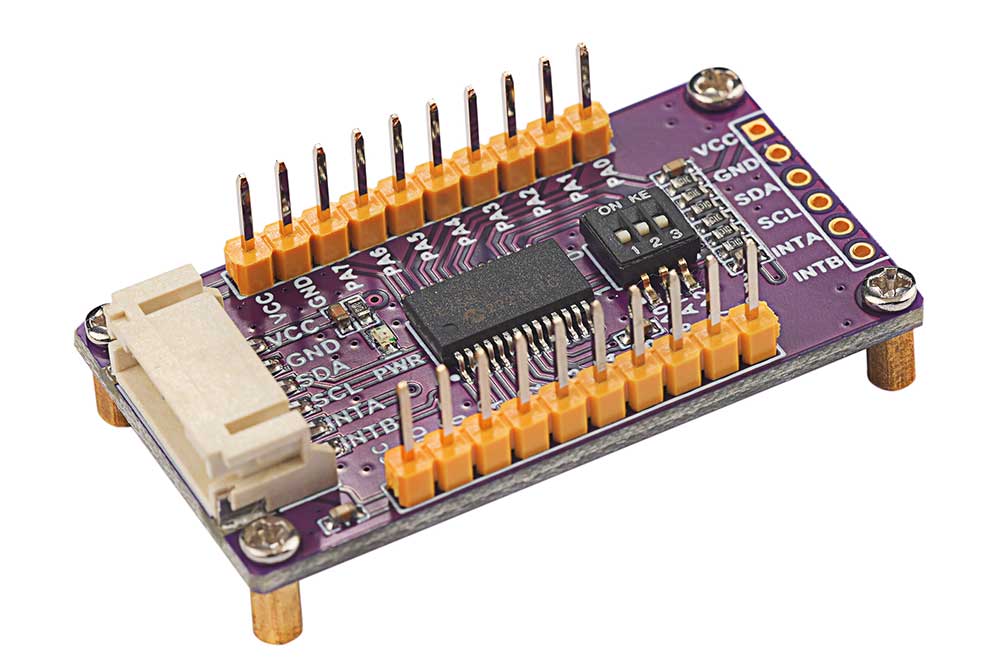 MCP23017 IO Expansion Board I2C Interface 16 I/O Pins Expands