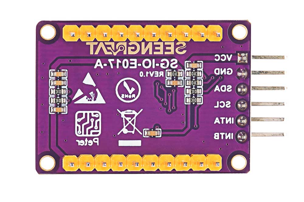 MCP23017 IO Expansion Board I2C Interface