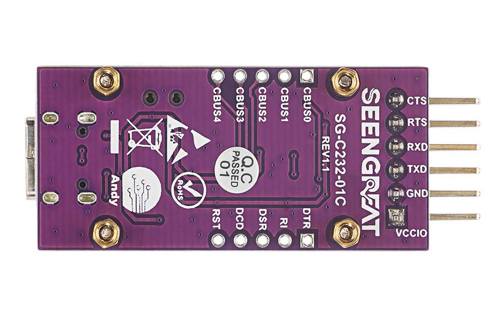 USB to UART Bridge Board FT232 Type-C Serial Converter