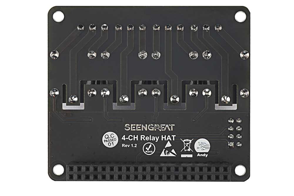 4-CH Relay Raspberry Pi Relay Expansion Board