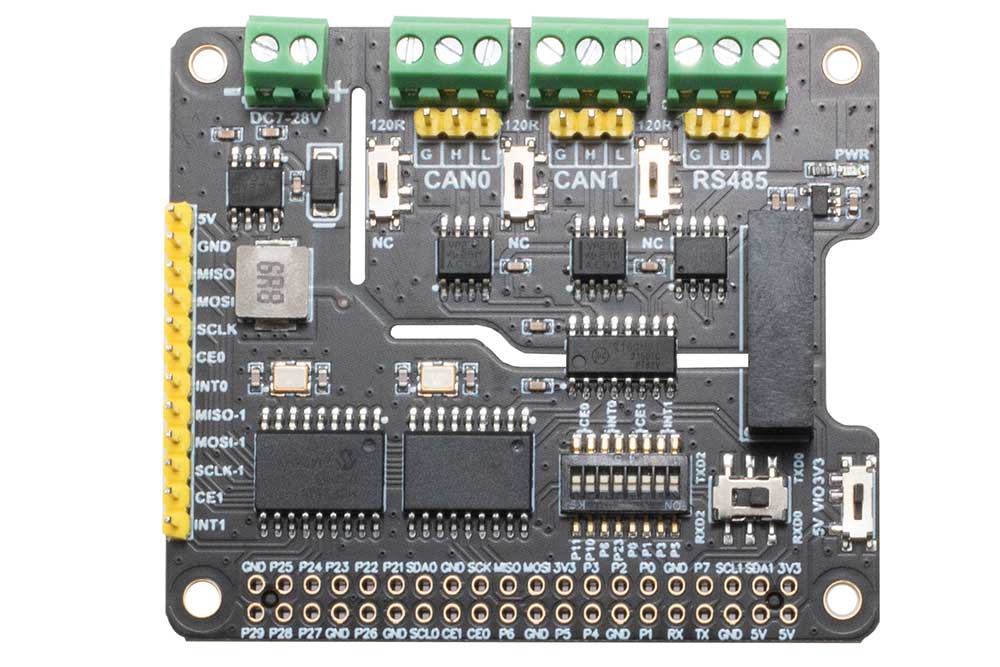 Raspberry Pi RS485 CAN Expansion HAT Board Dual CAN Interface