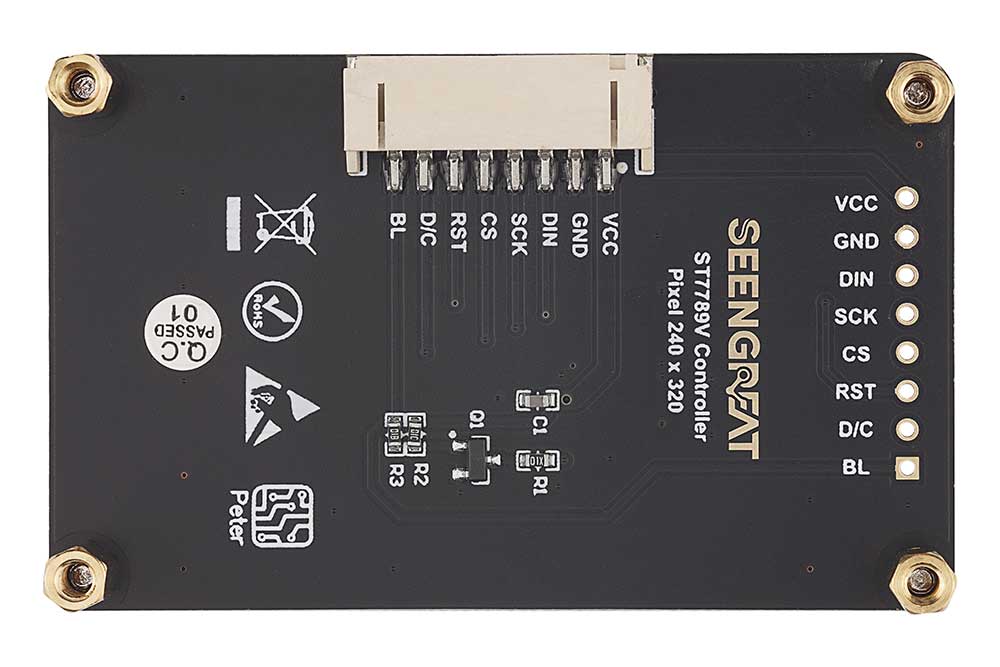 RGB SPI LCD Display ST7789V 2inch 240×320