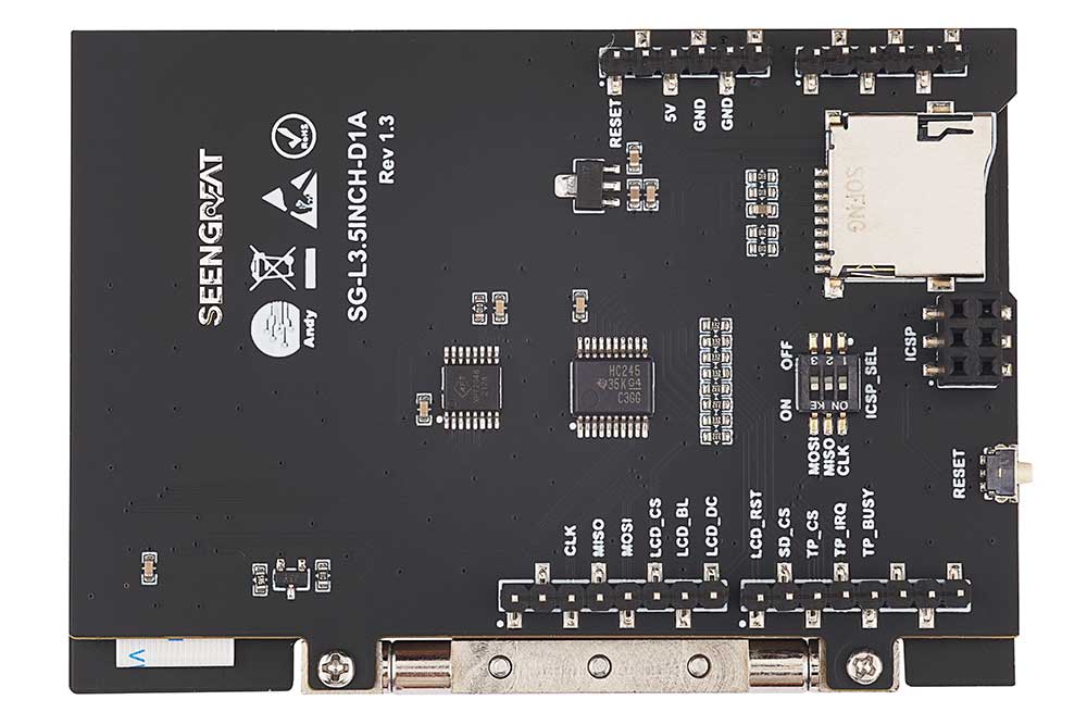 Arduino 3.5inch TFT Foldable LCD Touch Display 480x320