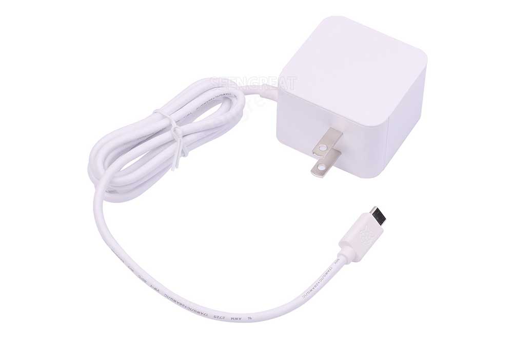 Raspberry Pi 5 US Power Adapter USB Type-C Power Supply