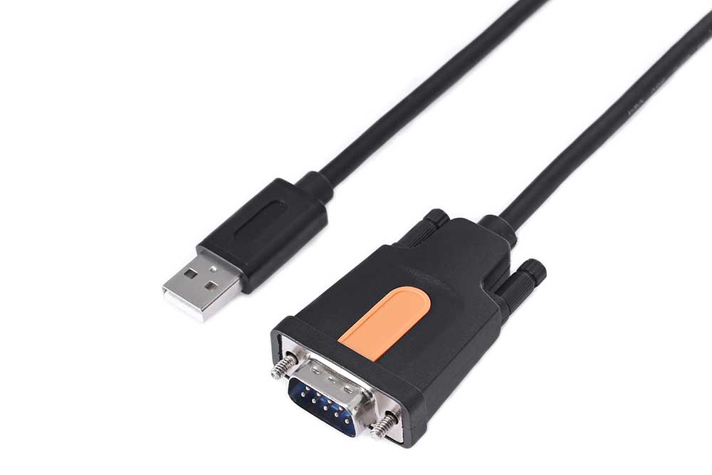 Industrial USB to RS232 Serial Data Cable Adapter Male Port