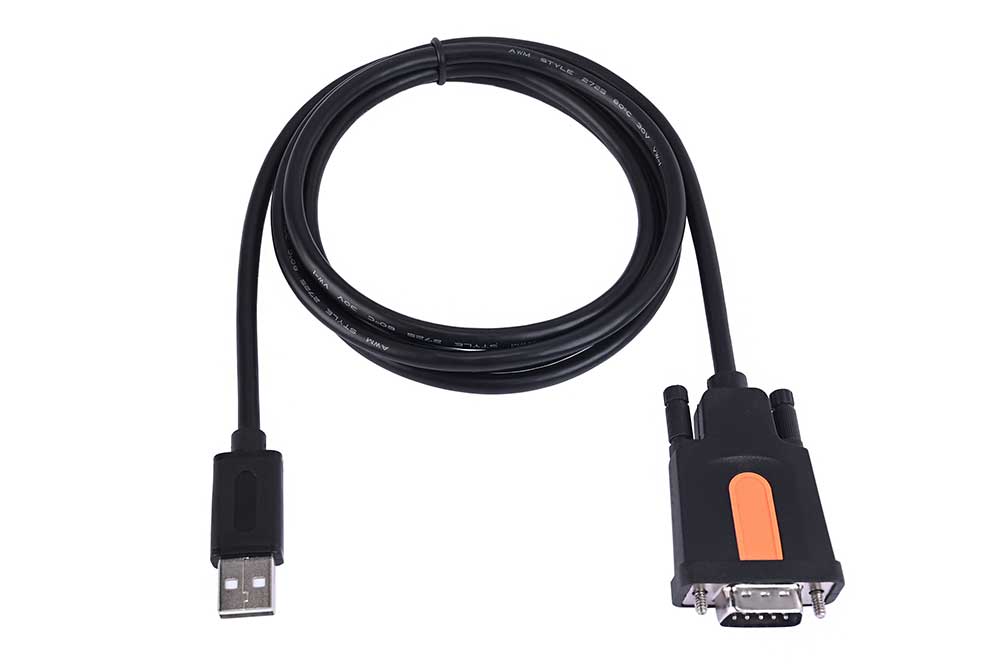 Industrial USB to RS232 Serial Data Cable Adapter Male Port