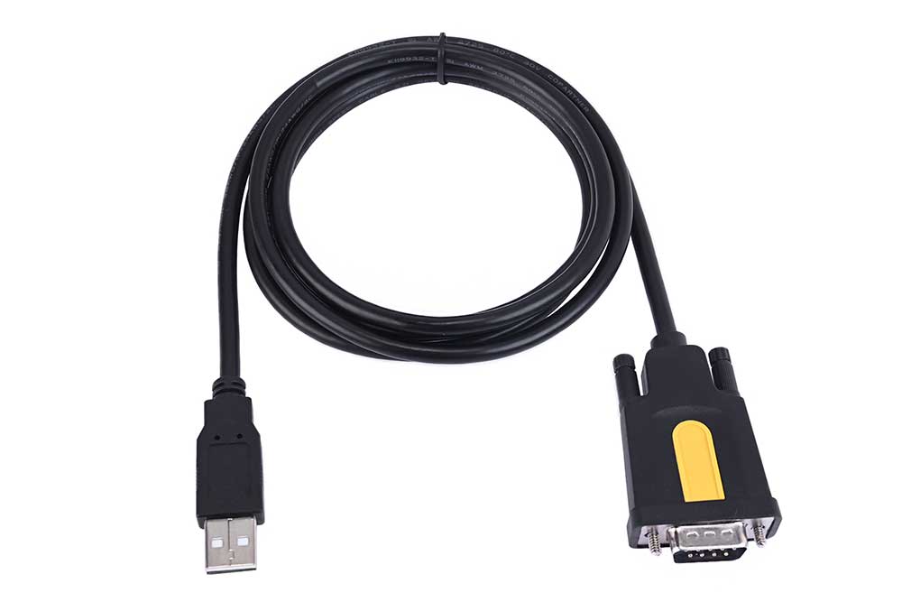 Industrial USB to RS232 Serial Data Cable Adapter Male Port