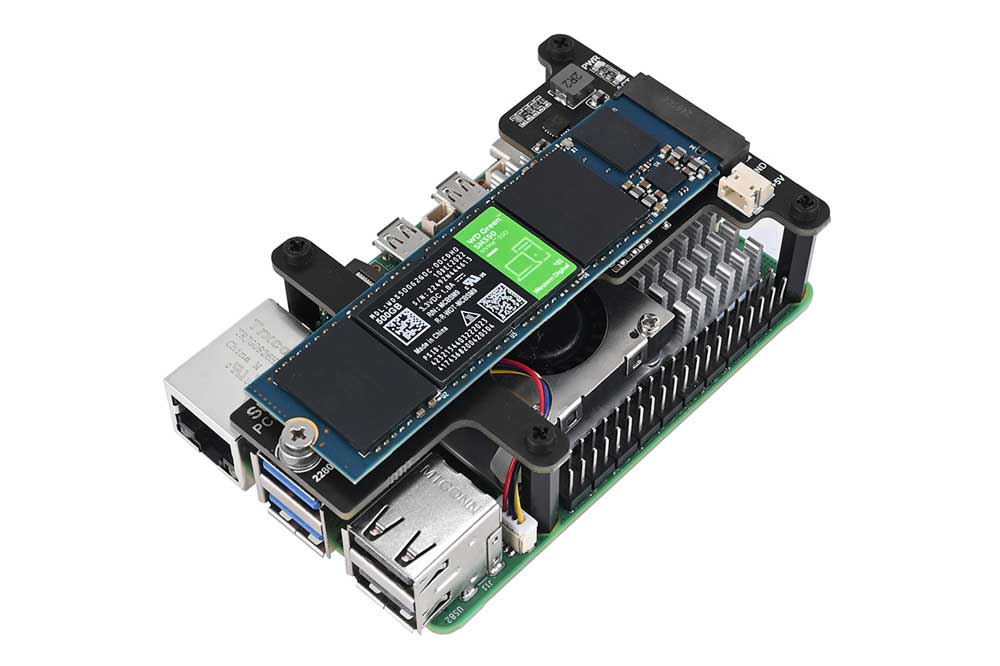 PCIe to M.2 HAT B Adapter Board for the Raspberry Pi 5