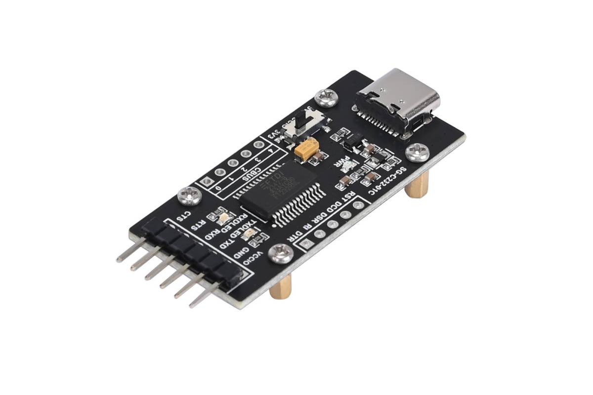 USB to UART Bridge Board FT232 Type-C Serial Converter