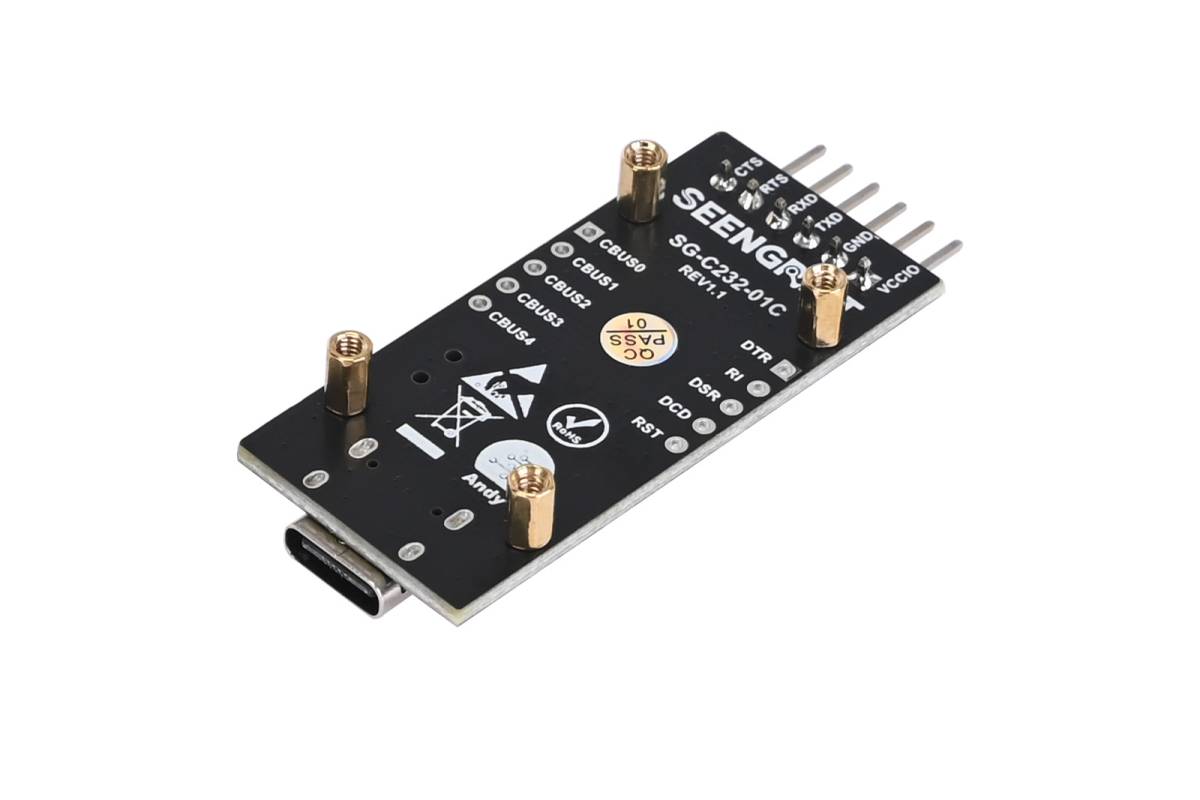 USB to UART Bridge Board FT232 Type-C Serial Converter