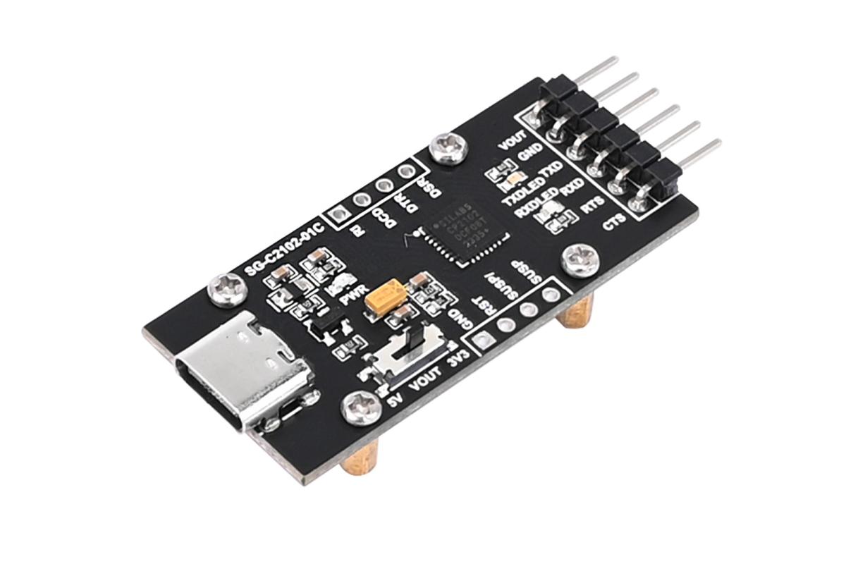 CP2102 USB 2.0 To UART TTL 5Pin Serial Converter Module – 25mm*13mm, 7.9g