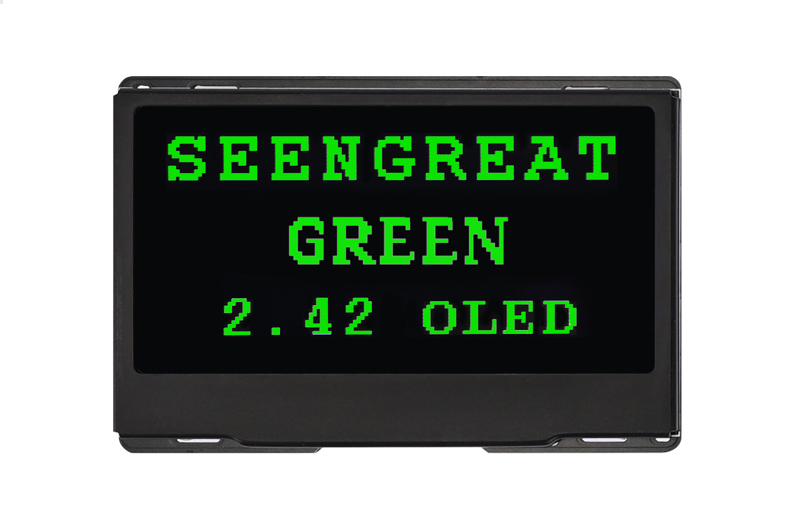 2.42inch OLED Display 128 x 64 Pixels Black and Green Supports SPI/ I2C Communication