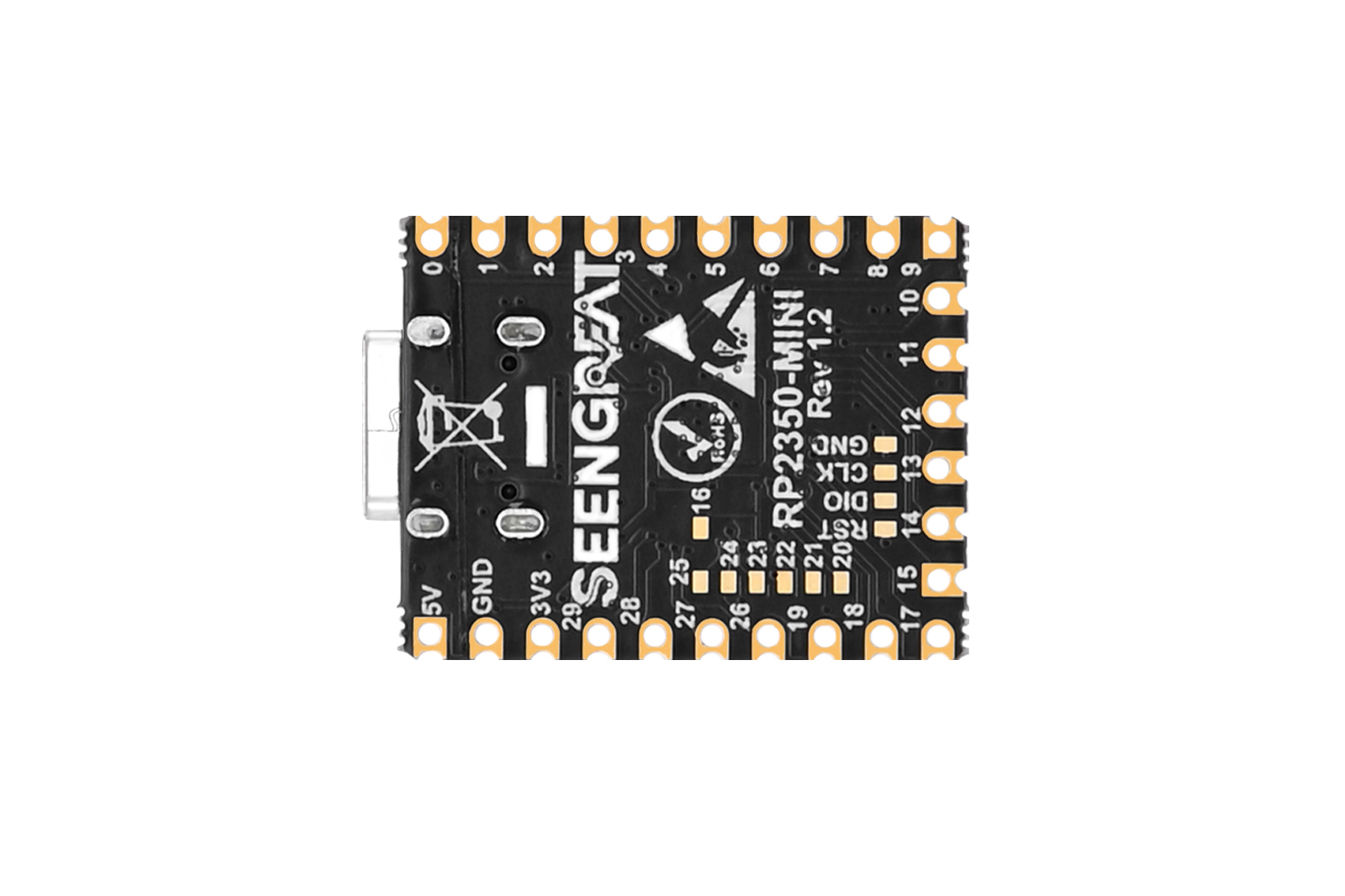 RP2350-MINI: RP2350A Dual-Core Microcontroller – Raspberry Pi-Based