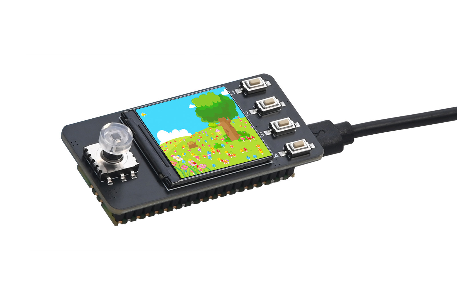 Pico 1.3inch LCD Display Module, 240x240 SPI Screen, ST7789 Controller