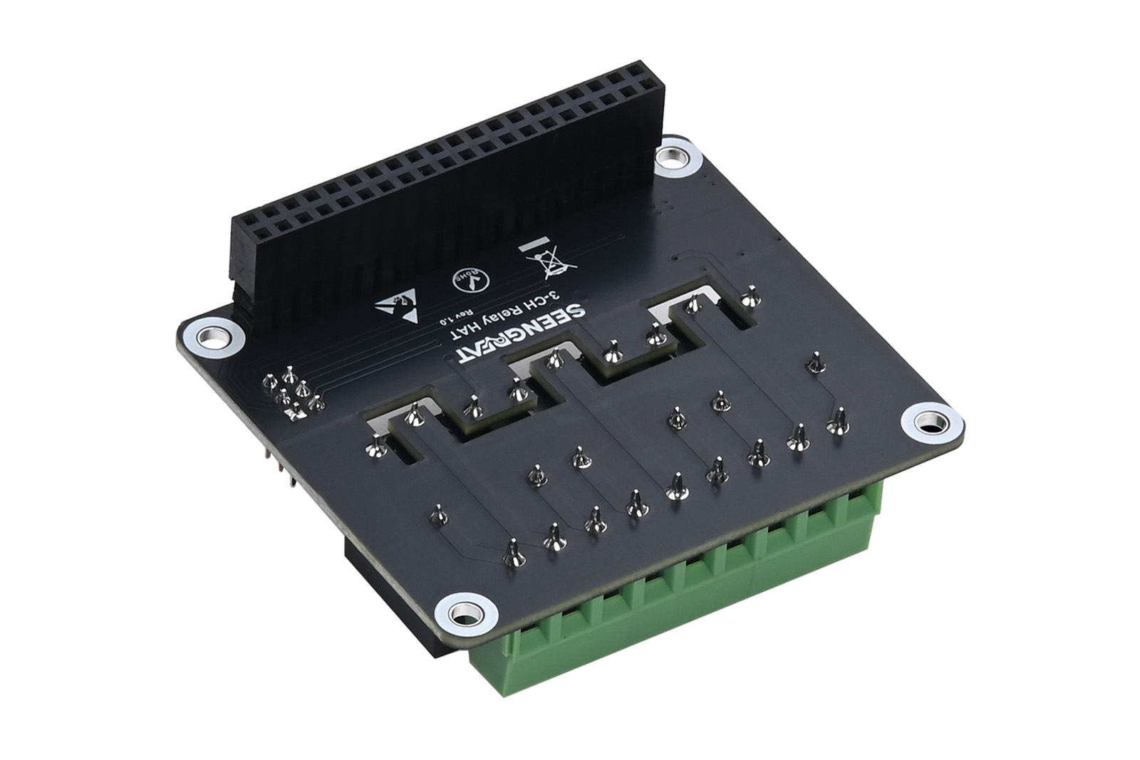 3-CH Relay Expansion Board Compatible with Raspberry Pi