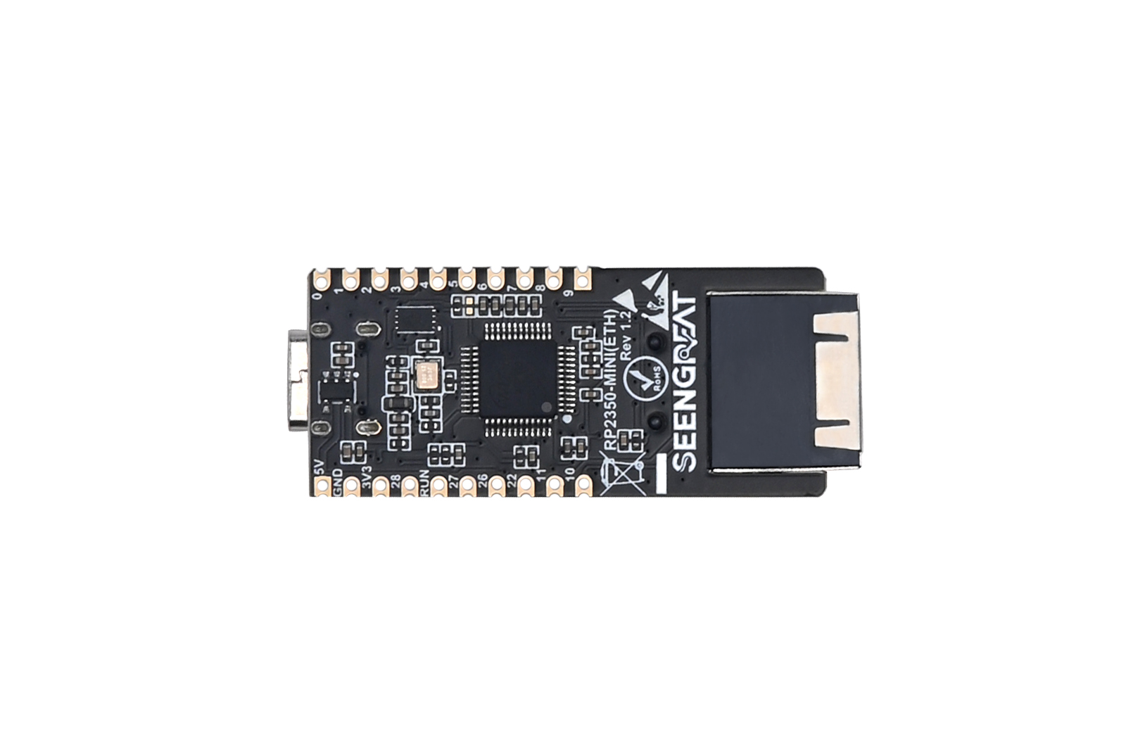 Features A Dual-core RP2350A Processor and W5500 TCP/IP Ethernet for Raspberry Pi Microcontroller Pr