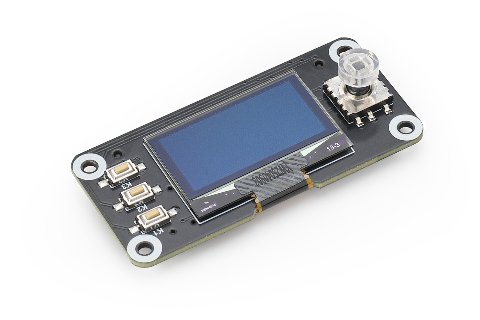 1.3inch OLED HAT for Raspberry Pi - 128x64 OLED Display with Joystick & Buttons, SH1106 Controller,