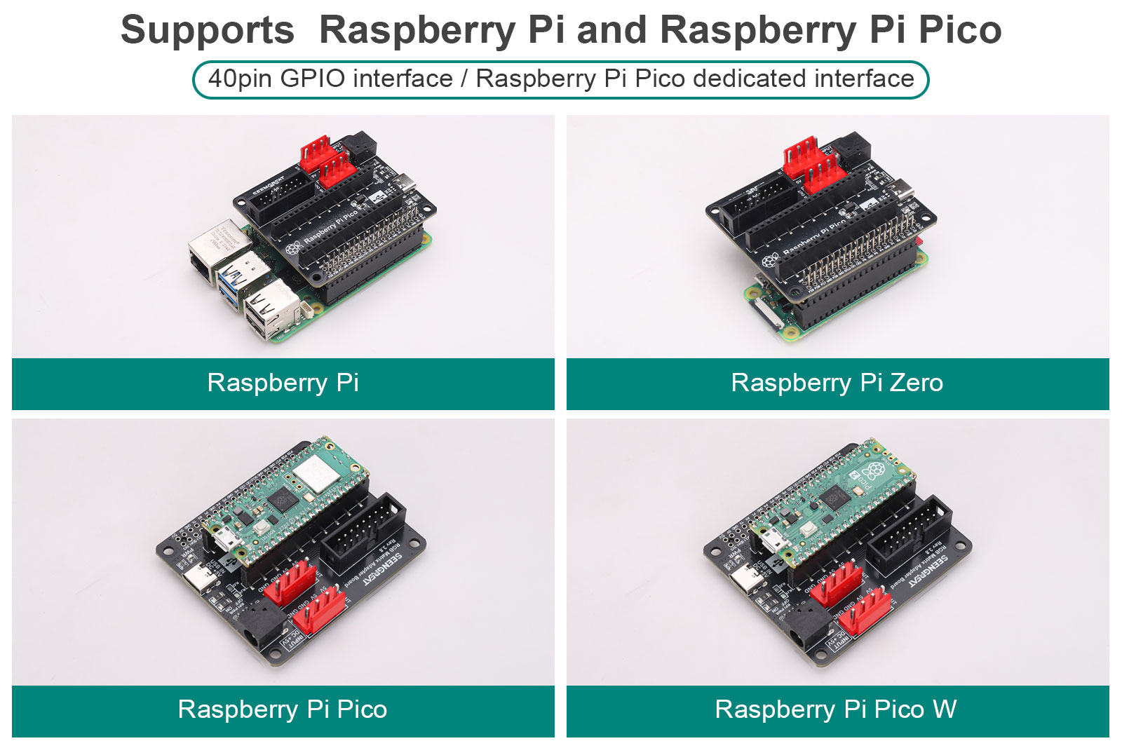 RGB Matrix Adapter Board for Easily Connect the RGB LED Matrix Panel to Raspberry Pi