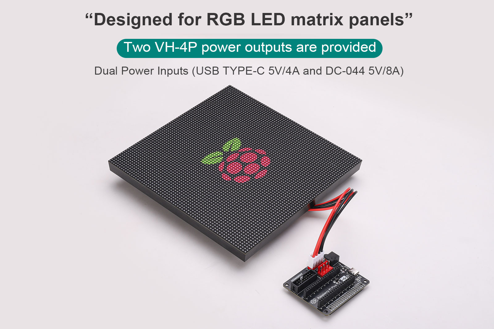 RGB Matrix Adapter Board for Easily Connect the RGB LED Matrix Panel to Raspberry Pi
