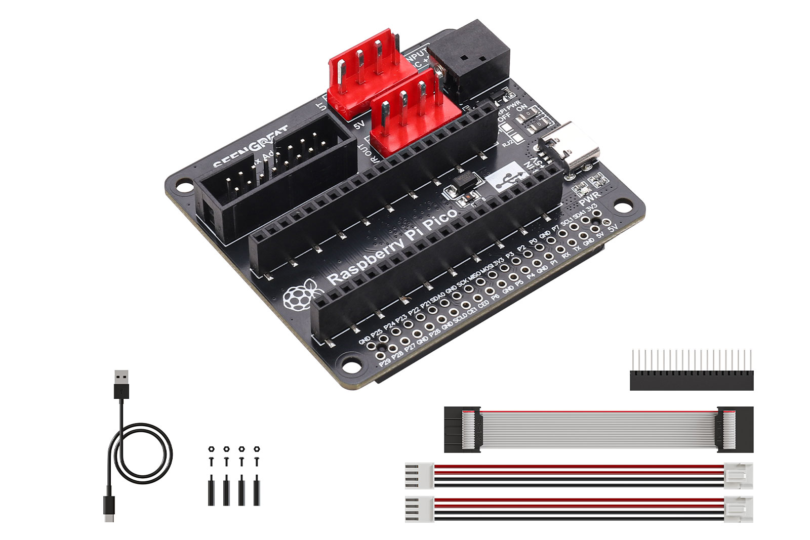 RGB Matrix Adapter Board for Easily Connect the RGB LED Matrix Panel to Raspberry Pi