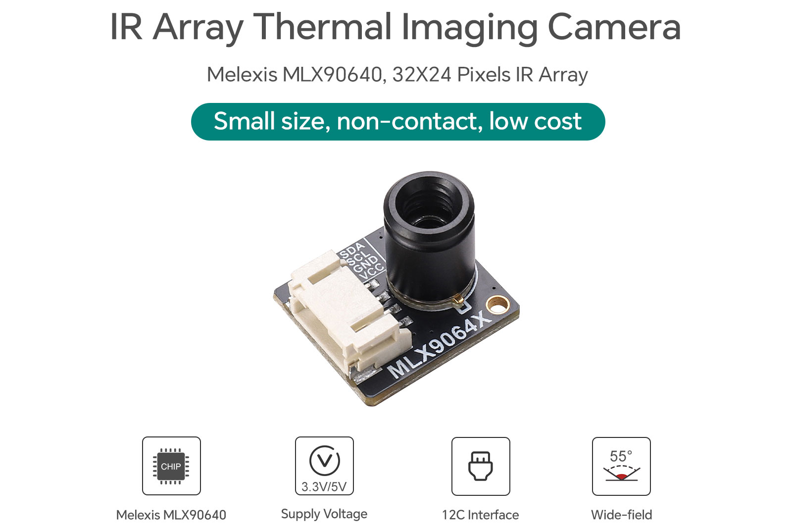 Thermal Imaging Camera MLX90640 Infrared Array