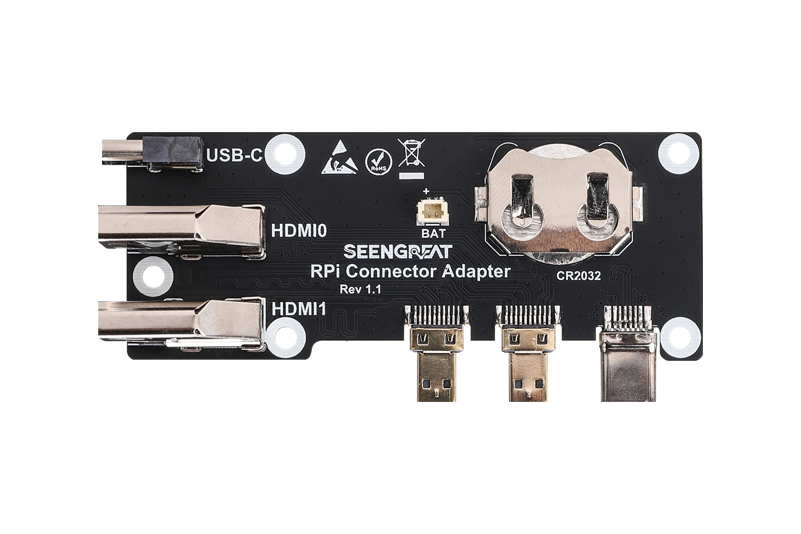 Micro HDMI to HDMI Adapter Compatible with Raspberry Pi 54B Easier Connection Supports Dual 4K Outpu