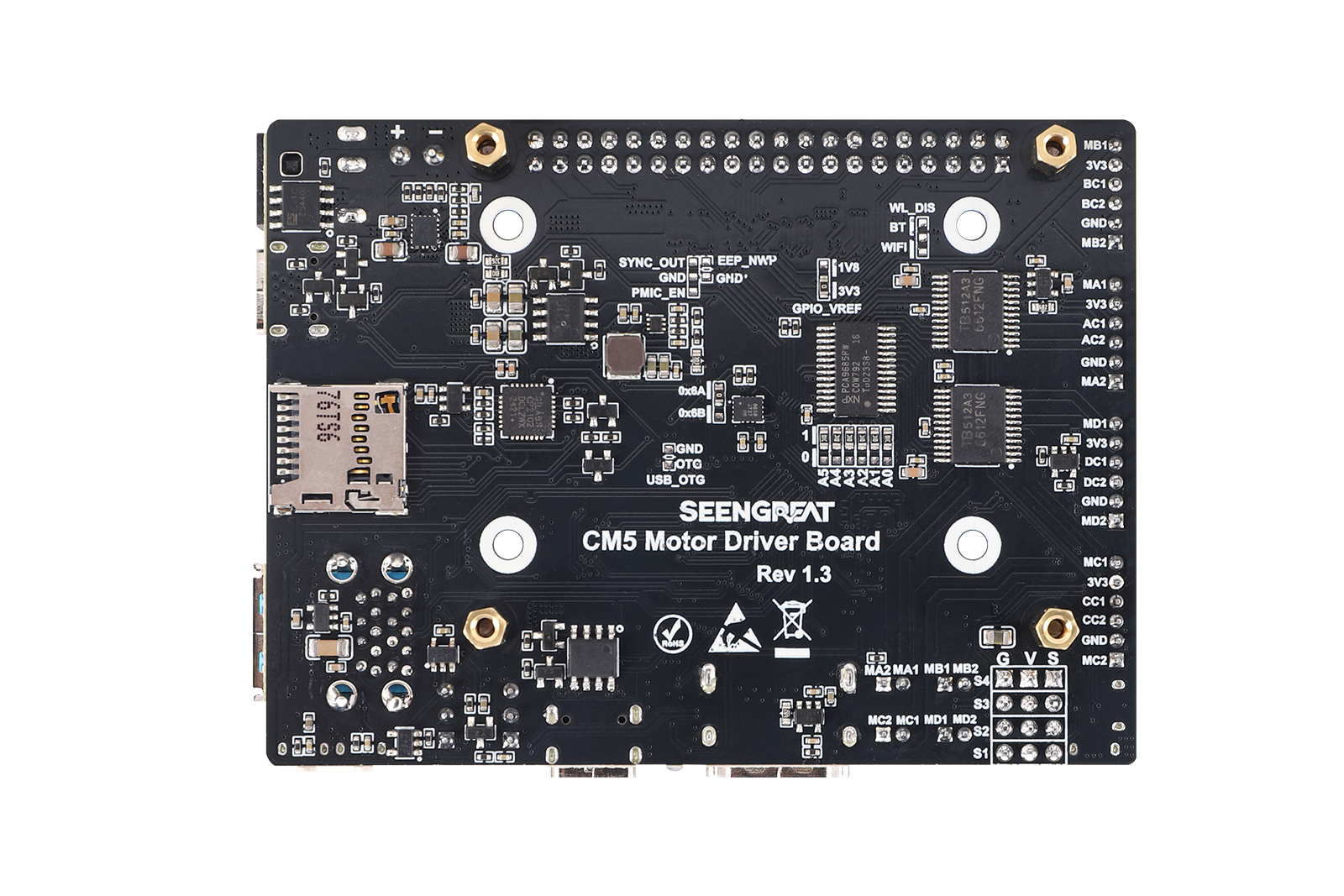CM5 Motor Driver Board - High-Performance Robotic & Embedded Vision Controller