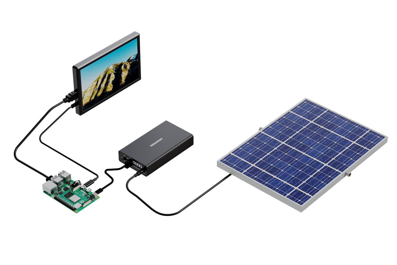 5V-24V Solar Power Management Module, with MPPT, Type C Power Adapter, 5V3.1A Regulated Output