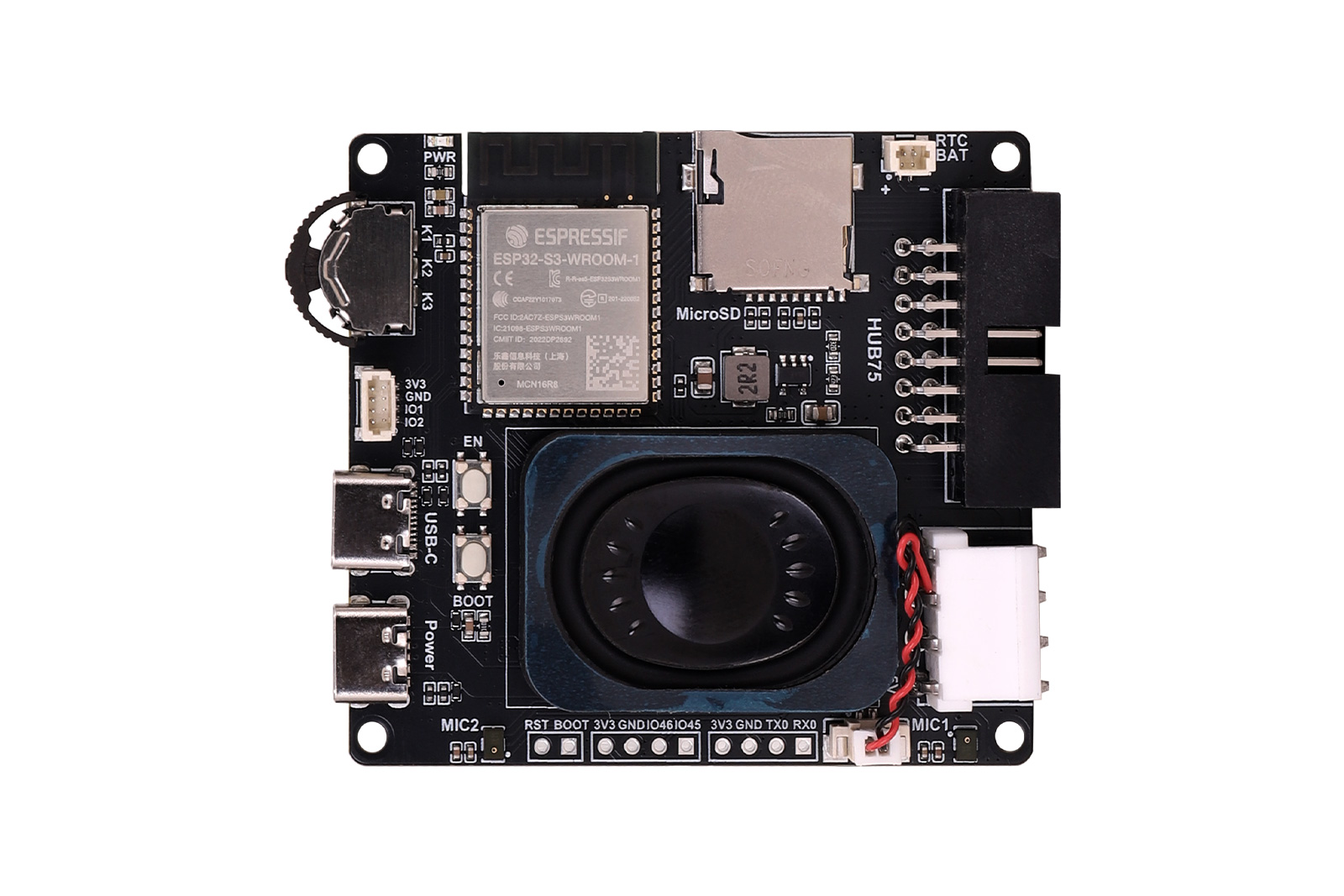 RGB Matrix HUB75 S3 – ESP32-S3 Based LED Matrix Controller Board with Audio, RTC, SD Card Slot, And