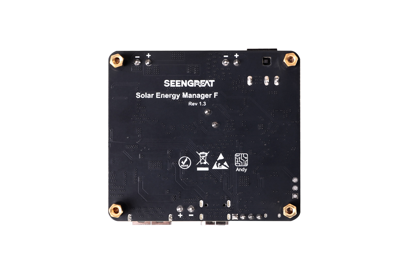 Solar Energy Manager F – 20W MPPT Solar Power Management Module with USB-C PDQC Fast Charging & SOC