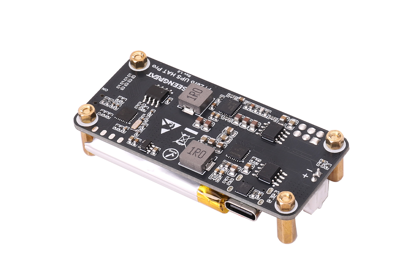 Pi Zero UPS HAT Pro - Intelligent Uninterruptible Power Supply with 1000mAh Battery & I2C Monitoring