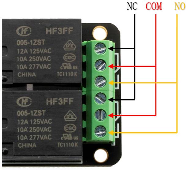 Relay wiring instruction